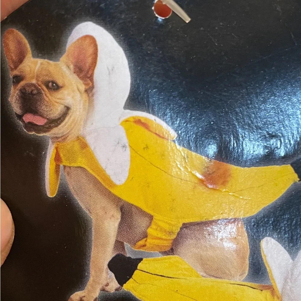 Cat 🐈 or 🐕 dog Halloween costume xsmall banana costume trick or treat nwt